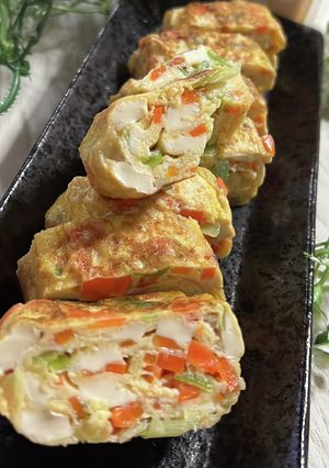 豆腐入りケランマリ 韓国の卵焼き-レシピのメイン写真