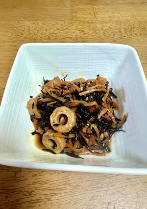 神配合なひじきの煮物-レシピのメイン写真