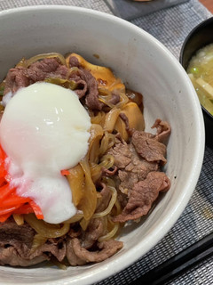 簡単!贅沢牛丼温玉のせ-レシピのメイン写真
