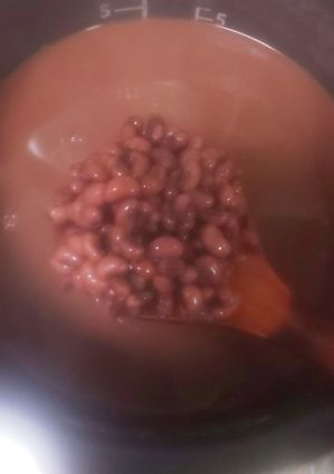 寒く成って来たのでホッとする茹で小豆-レシピのメイン写真