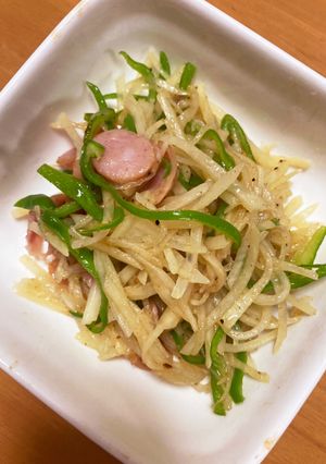 じゃがいもとピーマンできんぴら〜♪-レシピのメイン写真