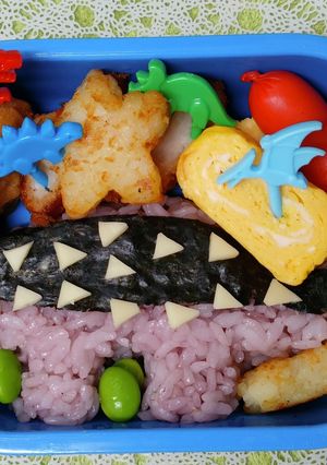 アンキロサウルス弁当☆恐竜キャラ弁-レシピのメイン写真