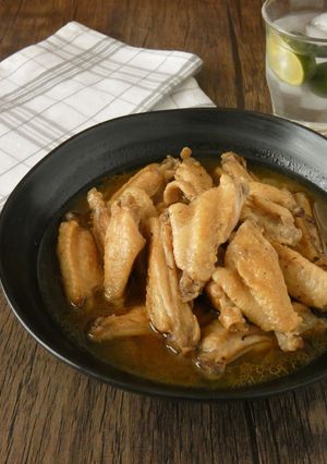 材料4つ★手羽中のポン酢煮-レシピのメイン写真