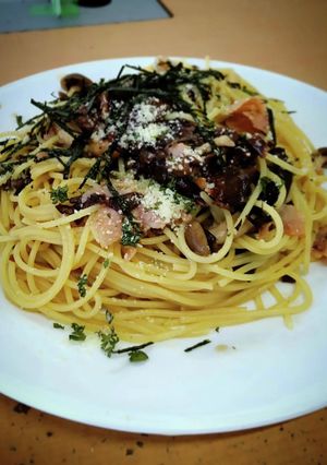 楢茸のパスタ!w❨(@≧↺≦@)❩wノ-レシピのメイン写真