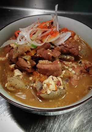 コンビーフ入りもつ煮❨(@≧↺≦@)❩ノ-レシピのメイン写真