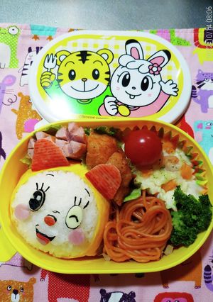 ドラミちゃんお弁当-レシピのメイン写真