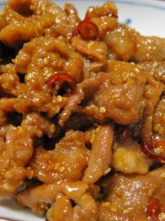 肉の胡麻味噌炒め-レシピのメイン写真