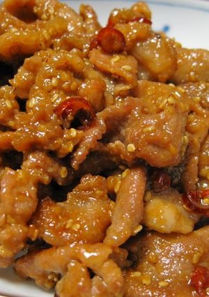 肉の胡麻味噌炒め-レシピのメイン写真