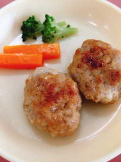 【離乳食後期】てりやき豆腐バーグ-レシピのメイン写真