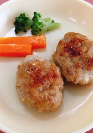 【離乳食後期】てりやき豆腐バーグ-レシピのメイン写真
