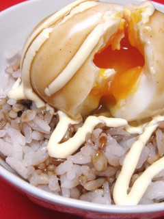 半熟卵のソースマヨかけご飯-レシピのメイン写真