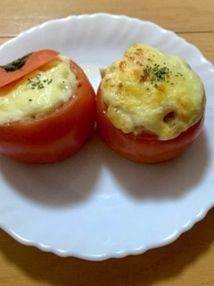 う米めん入り丸ごとトマトのグラタン-レシピのメイン写真