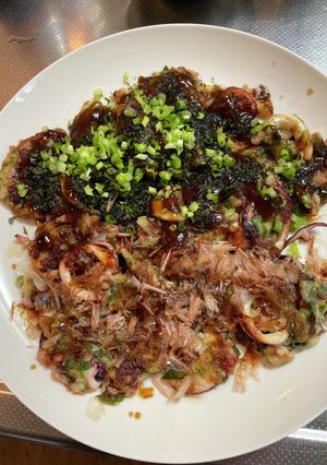 イカと九条ネギのぺったんこ焼き-レシピのメイン写真