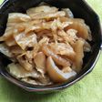 白菜古漬けの炒め煮