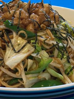 生ホルモンでソース焼きそば-レシピのメイン写真