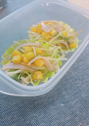 【お弁当】水菜とベーコンのコンソメソテー-レシピのメイン写真
