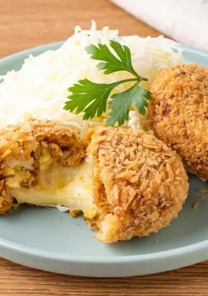 大豆のお肉のチーズインカレーコロッケ-レシピのメイン写真
