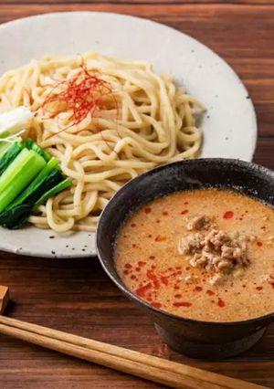 液みそ 味噌ラーメン風で作る坦々つけ麺-レシピのメイン写真