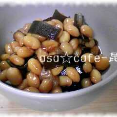 รูปของ ごく普通の☆昆布豆