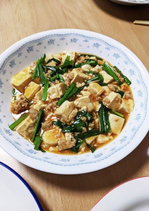ニラ入り麻婆豆腐-レシピのメイン写真