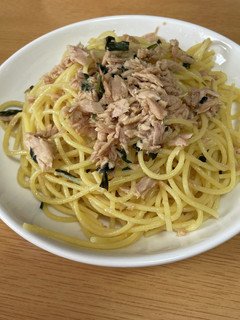 ツナ大葉パスタ-レシピのメイン写真