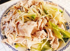 豚しゃぶ肉とキャベツの重ね蒸し-レシピのメイン写真