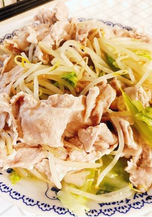 豚しゃぶ肉とキャベツの重ね蒸し-レシピのメイン写真