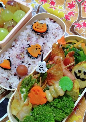 ハロウィン☆塾弁当♪(覚書)-レシピのメイン写真