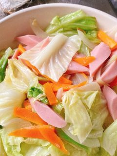 魚肉ソーセージの野菜炒め-レシピのメイン写真