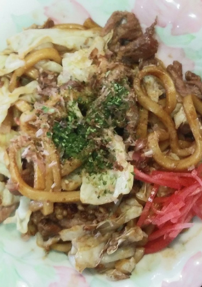 ソース焼うどんと焼きそばのコツ-レシピのメイン写真