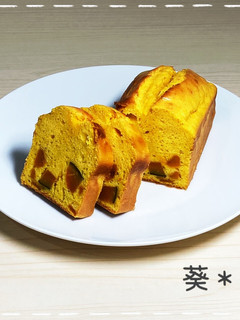 ハロウィン☆かぼちゃのパウンドケーキ-レシピのメイン写真