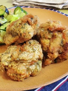 米粉で~青のりとごまの唐揚げ~-レシピのメイン写真
