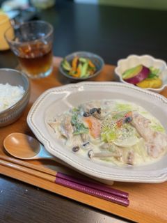 白菜と豚肉の中華クリーム煮-レシピのメイン写真