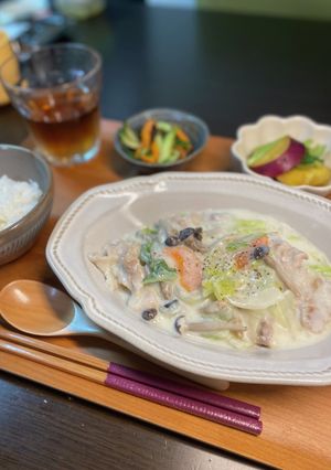 白菜と豚肉の中華クリーム煮-レシピのメイン写真