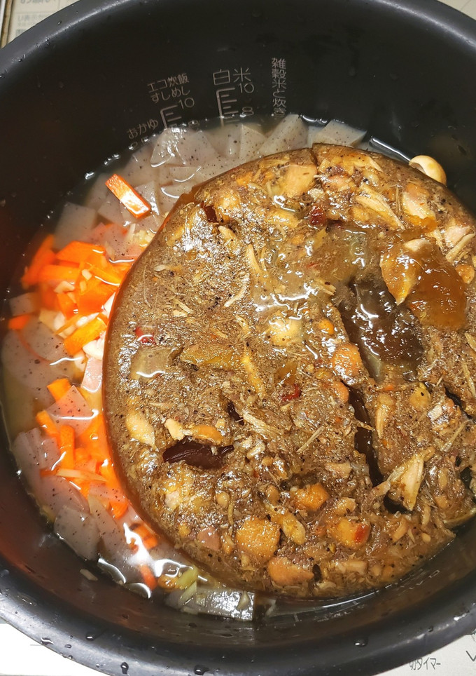 筑前煮の残り汁で炊き込みご飯-レシピのメイン写真