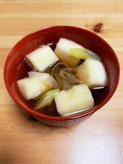 お吸い物 はんぺんとネギ-レシピのメイン写真