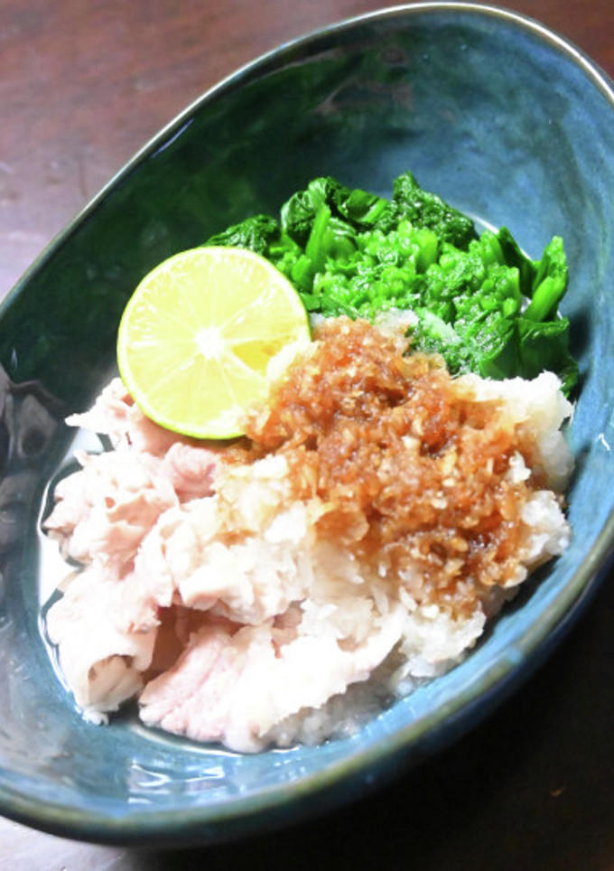 豚しゃぶ肉とほうれん草のさっと煮-レシピのメイン写真