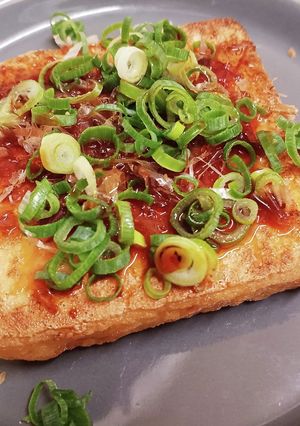 ずぼらおつまみ②厚揚げカリカリ焼き-レシピのメイン写真
