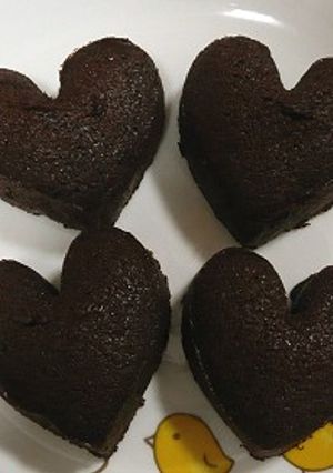 ハートのお米フィナンシェ＊チョコ味-レシピのメイン写真