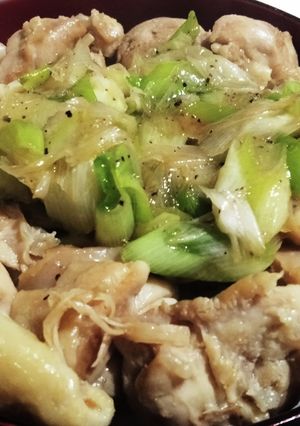 がっつり鶏ネギ塩丼-レシピのメイン写真