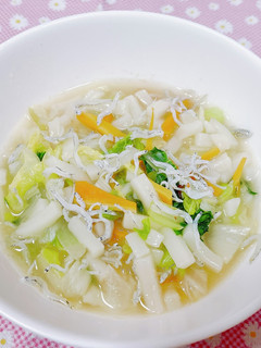 離乳食☆野菜たっぷり!しらす入りうどん-レシピのメイン写真