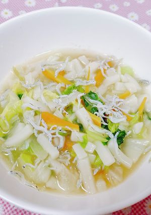 離乳食☆野菜たっぷり！しらす入りうどん-レシピのメイン写真