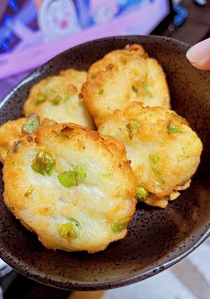 枝豆とエビのふわふわ揚げ♡-レシピのメイン写真