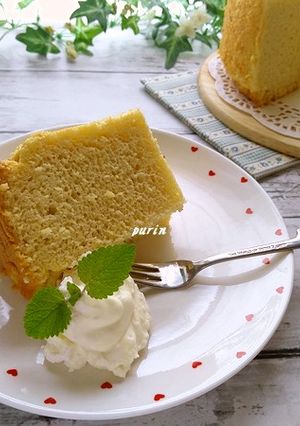 さつま芋の米粉シフォンケーキ-レシピのメイン写真