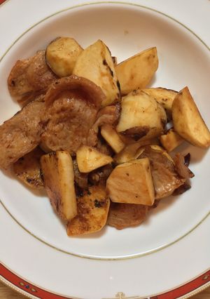 大豆ミートと里芋のコチュジャン炒め-レシピのメイン写真