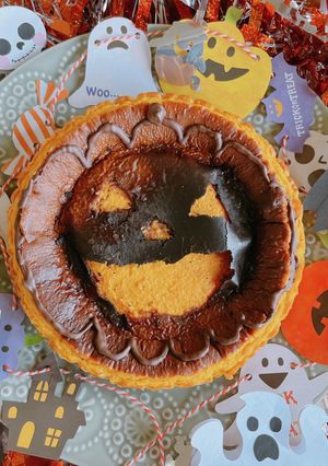 ☆ハロウィン！かぼちゃのチーズケーキ☆-レシピのメイン写真