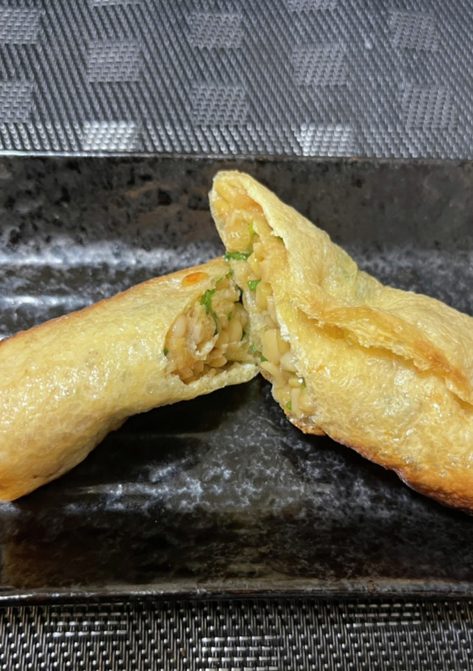 油揚げの納豆包み焼き-レシピのメイン写真