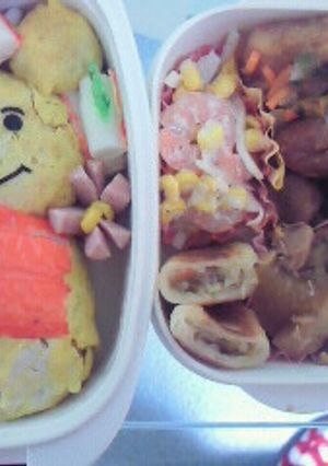 キャラ弁　プーさん-レシピのメイン写真