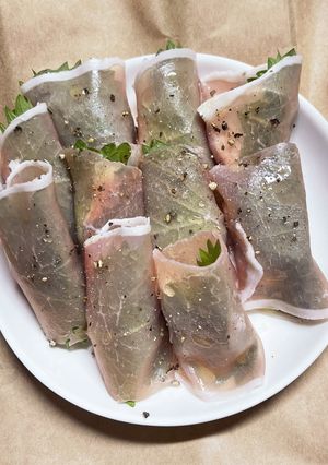 おつまみに！大葉とチーズの生ハム巻き-レシピのメイン写真