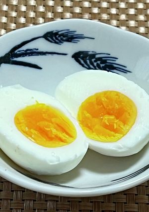 Σ(꒪ﾛ ꒪)!電子レンジでゆで卵-レシピのメイン写真